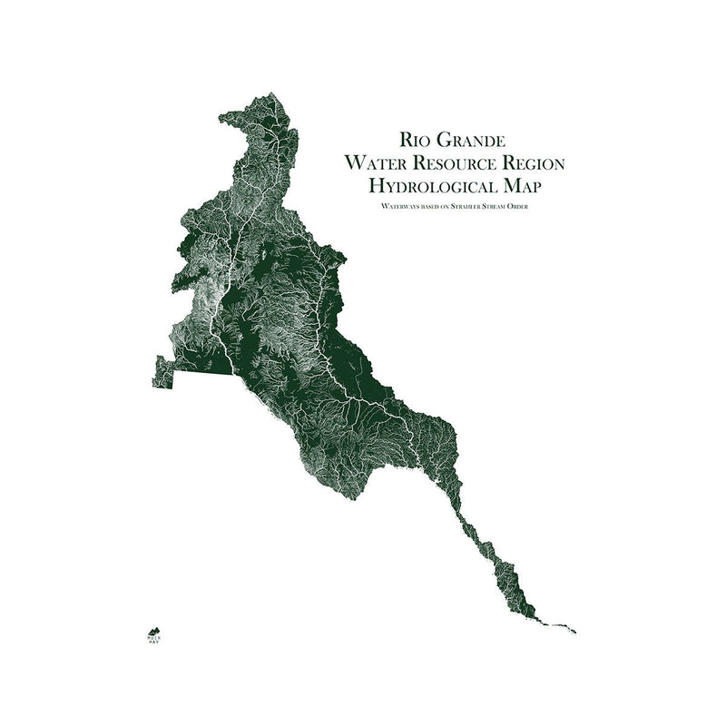 Rio Grande Regional Hydrological Map - Muir Way - Hydrology