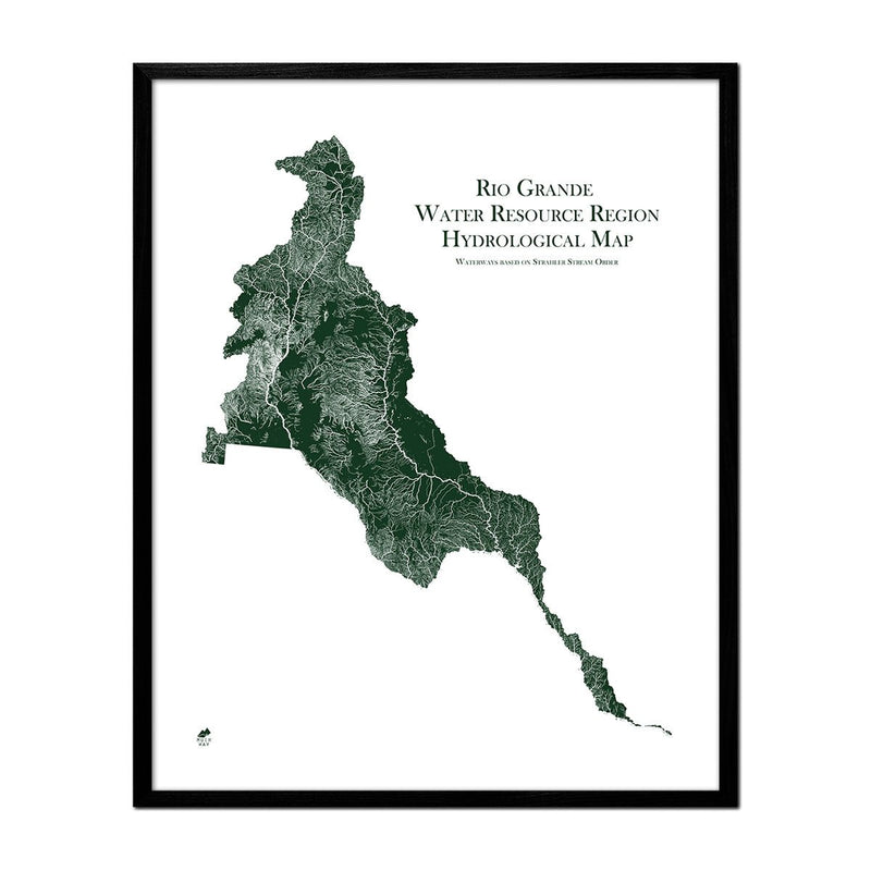 Rio Grande Regional Hydrological Map - Muir Way - Hydrology