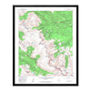 Rocky Mountain National Park 1957 USGS Map