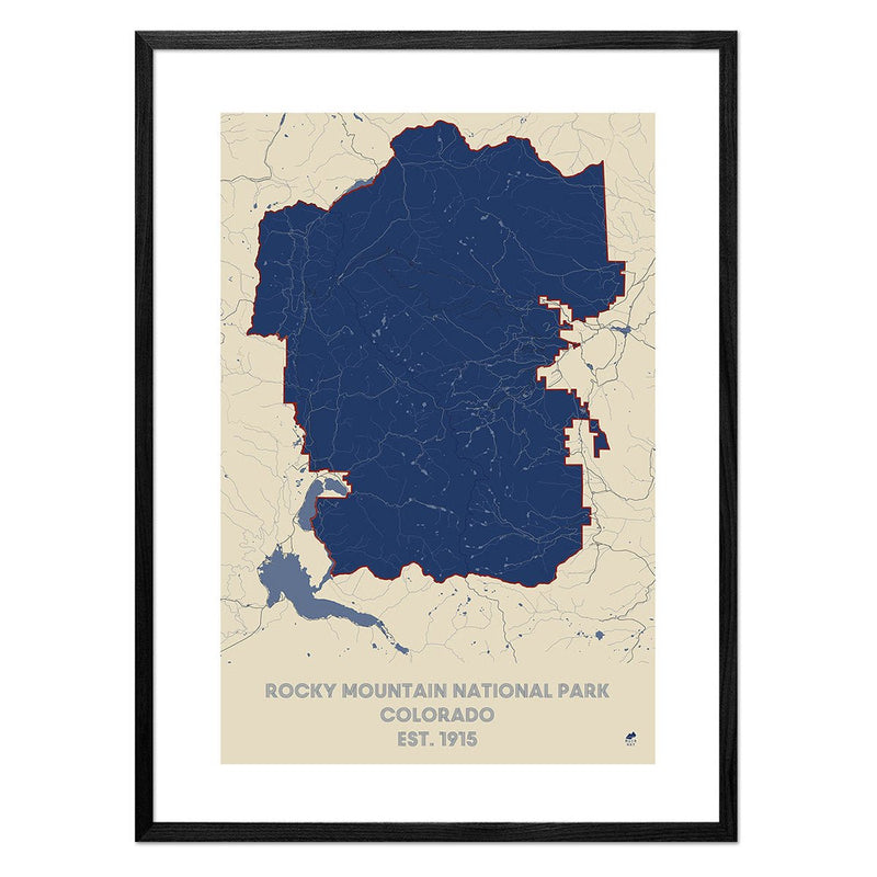 Rocky Mountain National Park Map - Muir Way - National Park