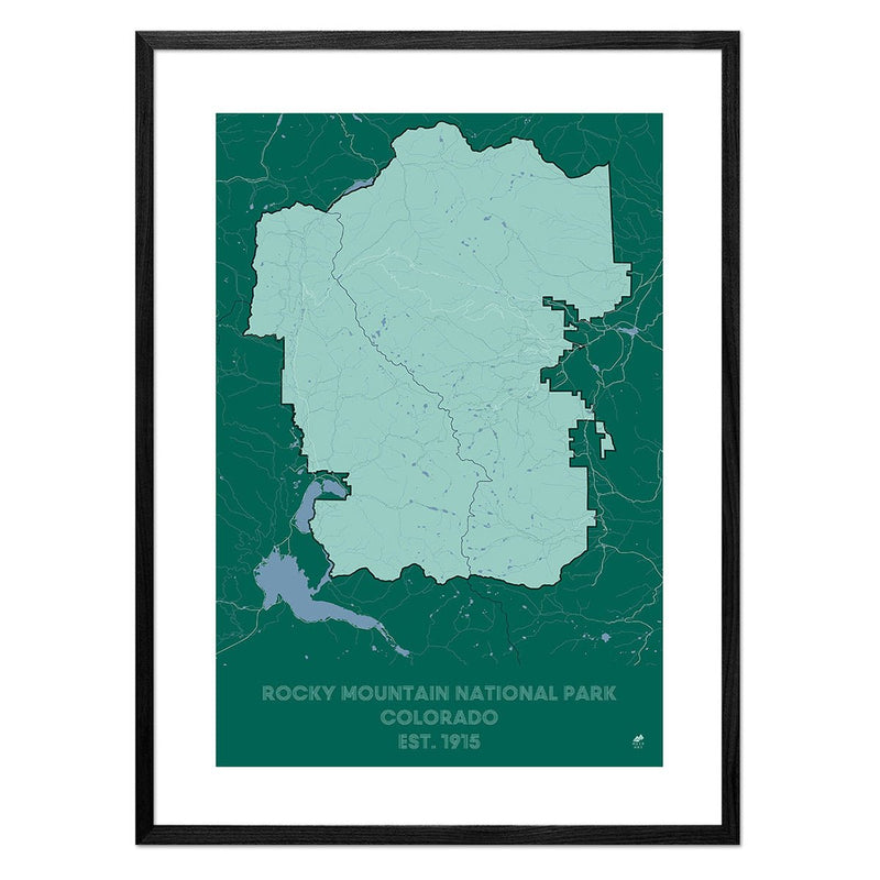 Rocky Mountain National Park Map - Muir Way - National Park
