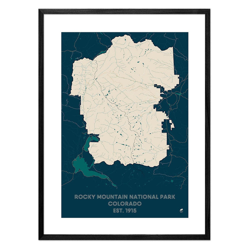 Rocky Mountain National Park Map - Muir Way - National Park