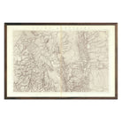 Rocky Mountains 1876 Topographic Map
