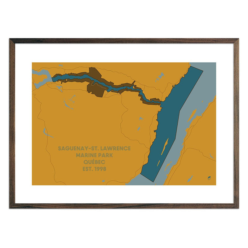 Saguenay and St. Lawrence Marine Park Map - Muir Way - National Park