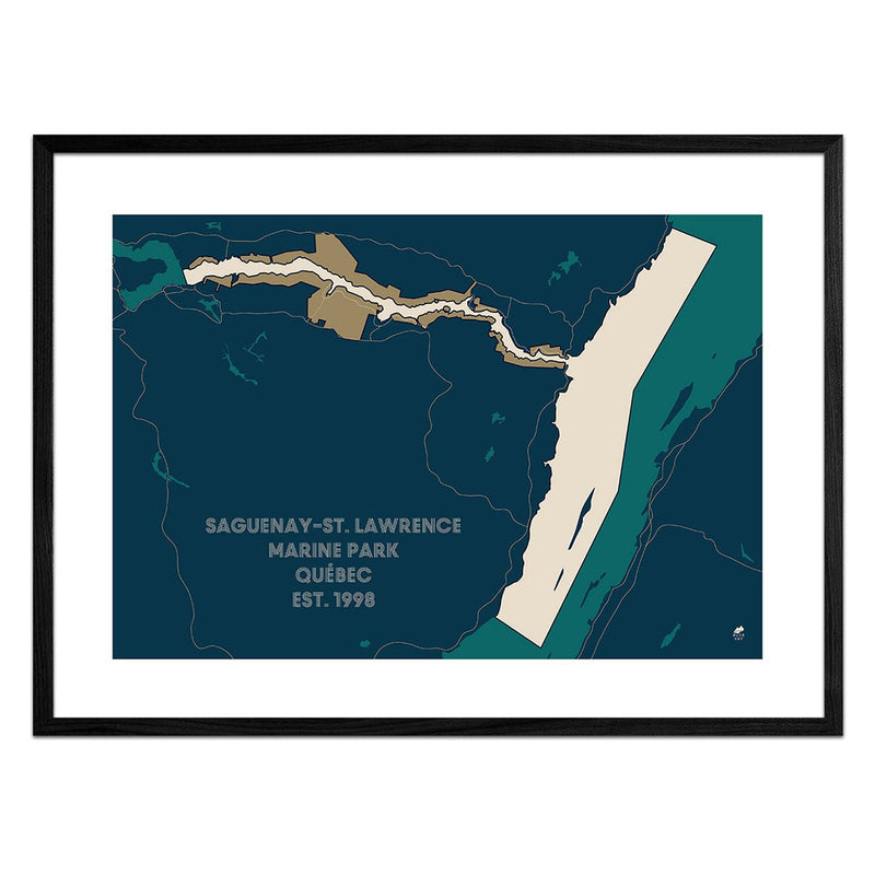 Saguenay and St. Lawrence Marine Park Map - Muir Way - National Park
