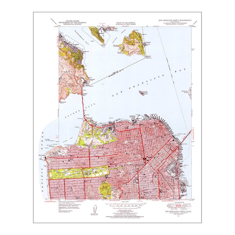 San Francisco Map 1955