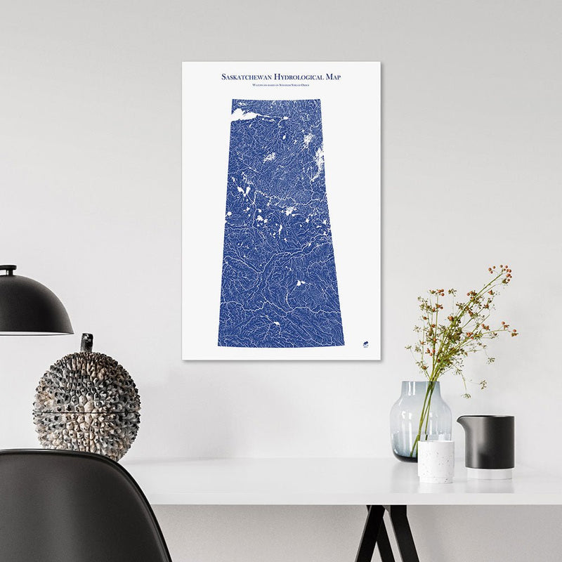 Saskatchewan Hydrological Map - Muir Way - Hydrology