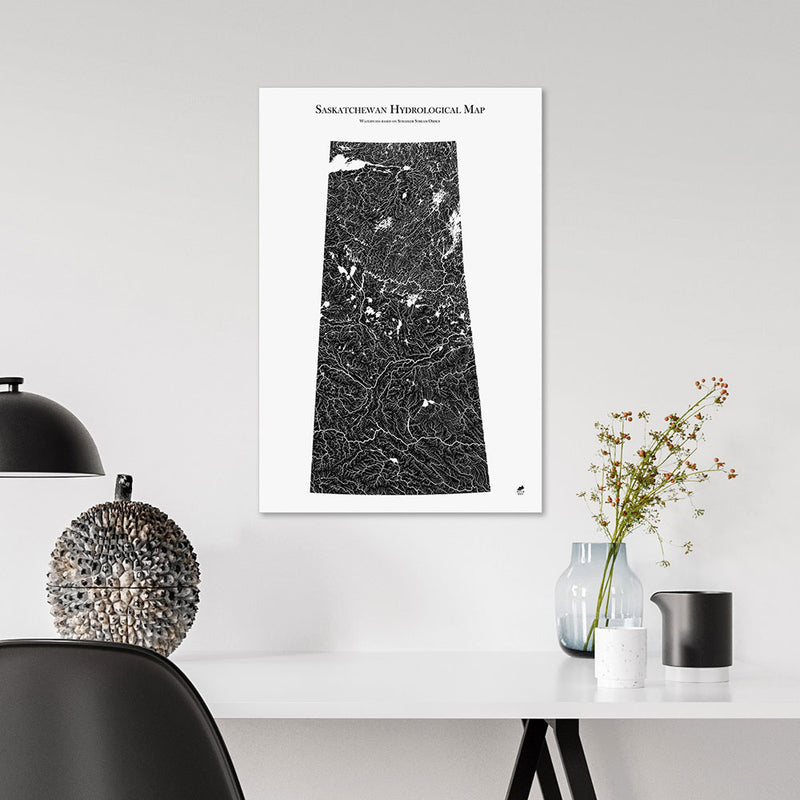Saskatchewan Hydrological Map - Muir Way - Hydrology