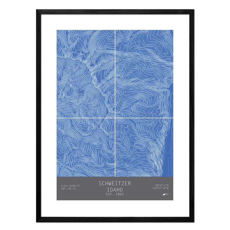 Schweitzer, Idaho - Muir Way - TOPO Series