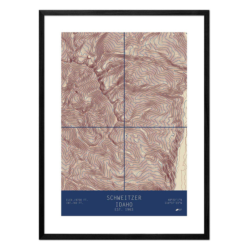 Schweitzer, Idaho - Muir Way - TOPO Series