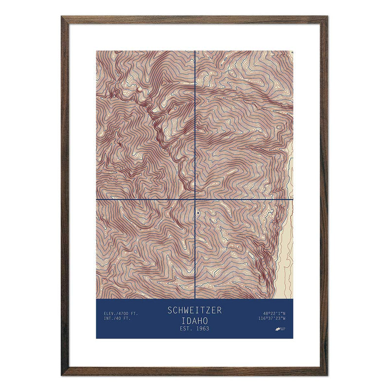 Schweitzer, Idaho - Muir Way - TOPO Series