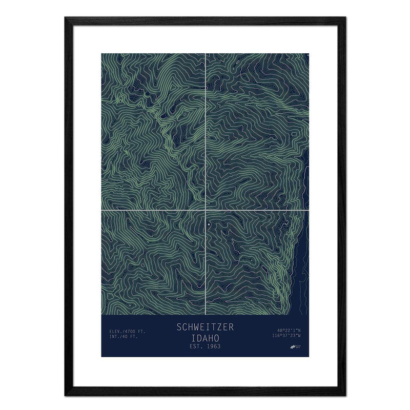 Schweitzer, Idaho - Muir Way - TOPO Series