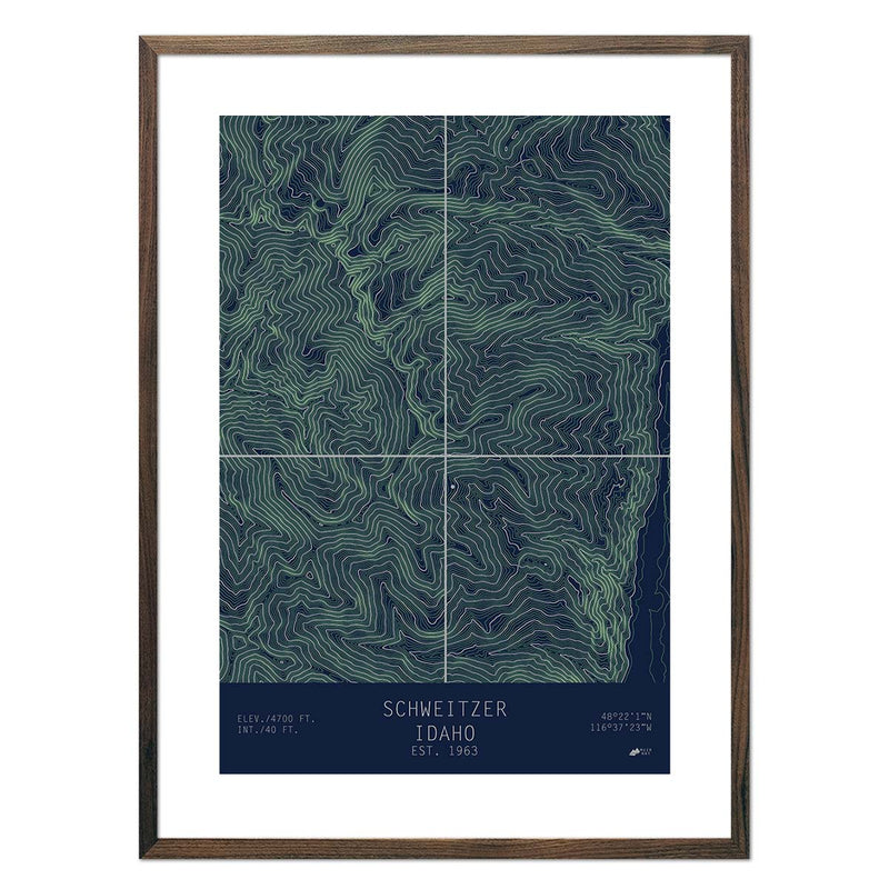 Schweitzer, Idaho - Muir Way - TOPO Series