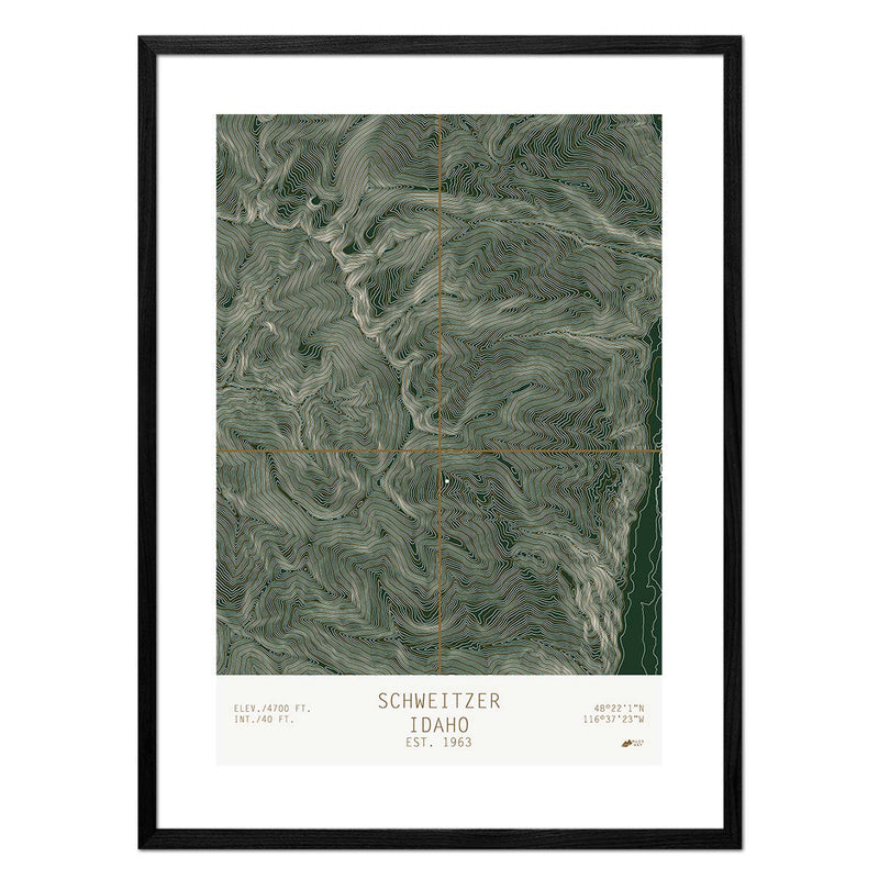 Schweitzer, Idaho - Muir Way - TOPO Series