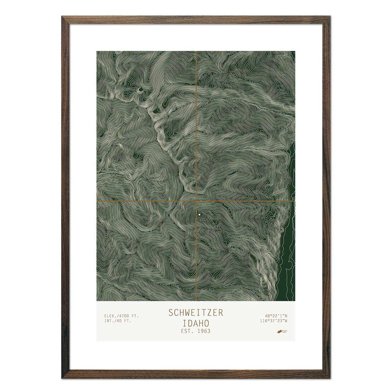 Schweitzer, Idaho - Muir Way - TOPO Series