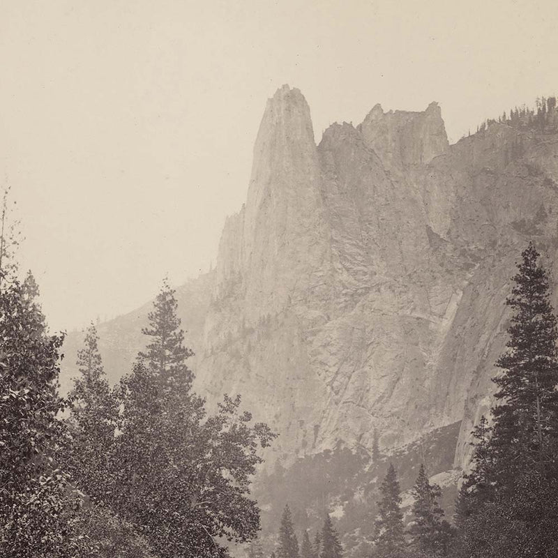 Sentinel Rock, Yosemite 1868 - Muir Way - Photograph