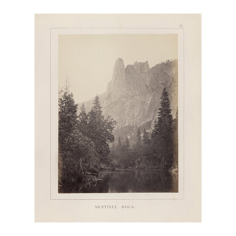 Sentinel Rock, Yosemite 1868 - Muir Way - Photograph