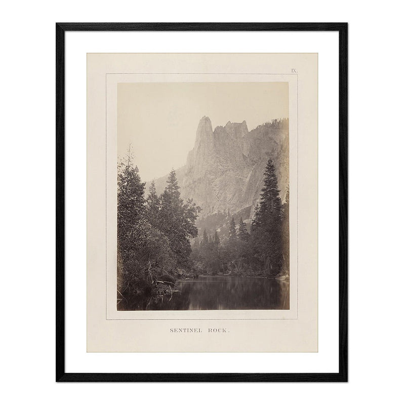 Sentinel Rock, Yosemite 1868 - Muir Way - Photograph