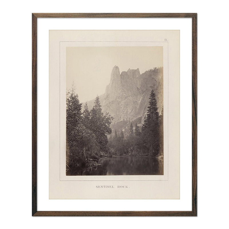 Sentinel Rock, Yosemite 1868 - Muir Way - Photograph