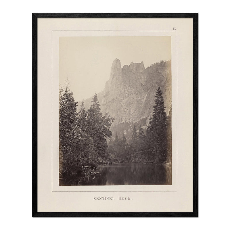 Sentinel Rock, Yosemite 1868 - Muir Way - Photograph