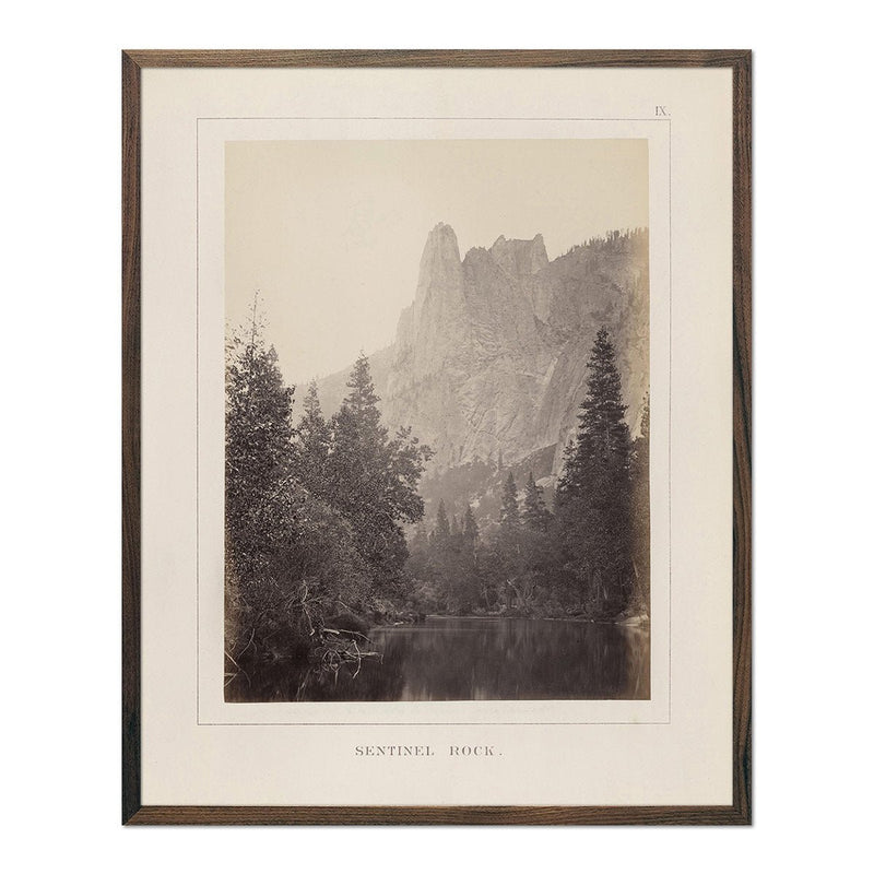Sentinel Rock, Yosemite 1868 - Muir Way - Photograph