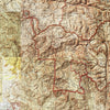 Sequoia and Kings Canyon Relief Map