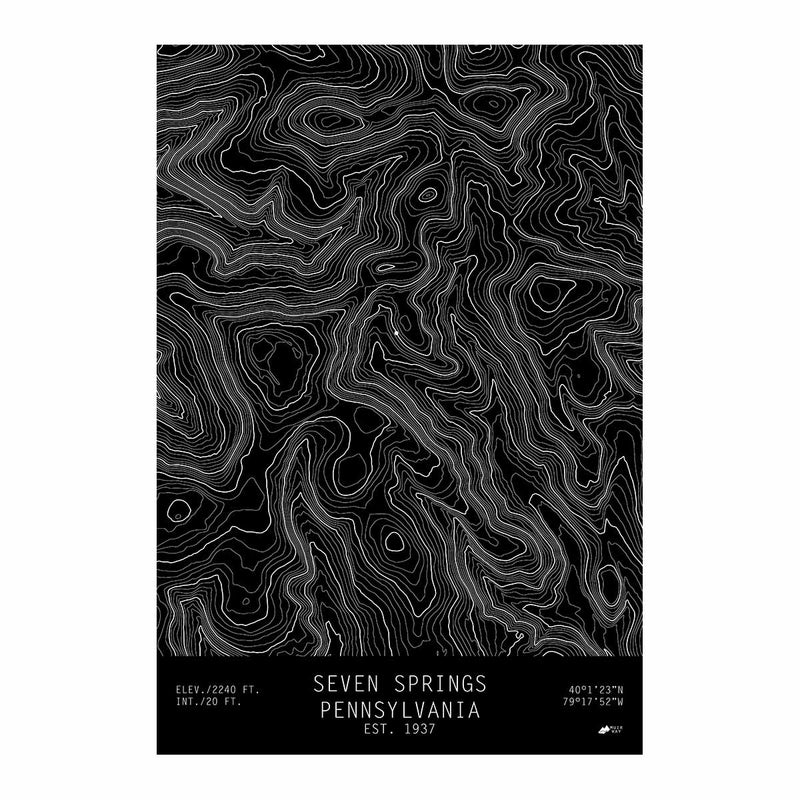 Seven Springs, Pennsylvania - Muir Way - TOPO Series