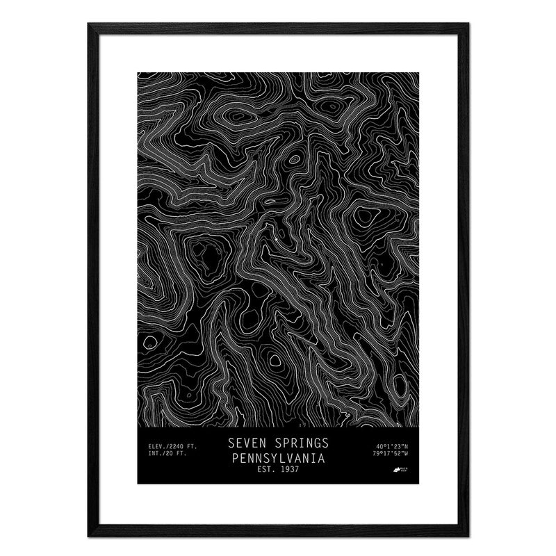 Seven Springs, Pennsylvania - Muir Way - TOPO Series