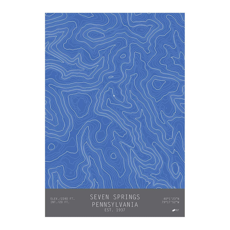Seven Springs, Pennsylvania - Muir Way - TOPO Series
