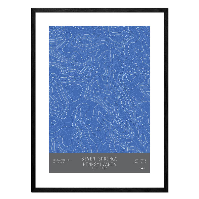 Seven Springs, Pennsylvania - Muir Way - TOPO Series