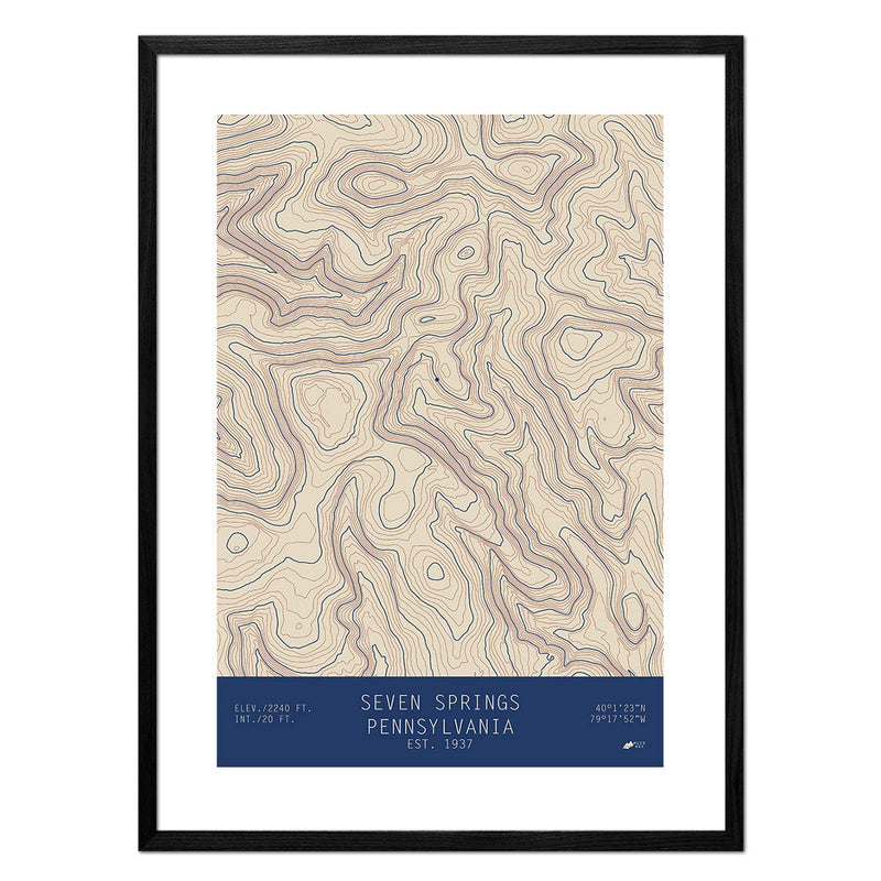 Seven Springs, Pennsylvania - Muir Way - TOPO Series