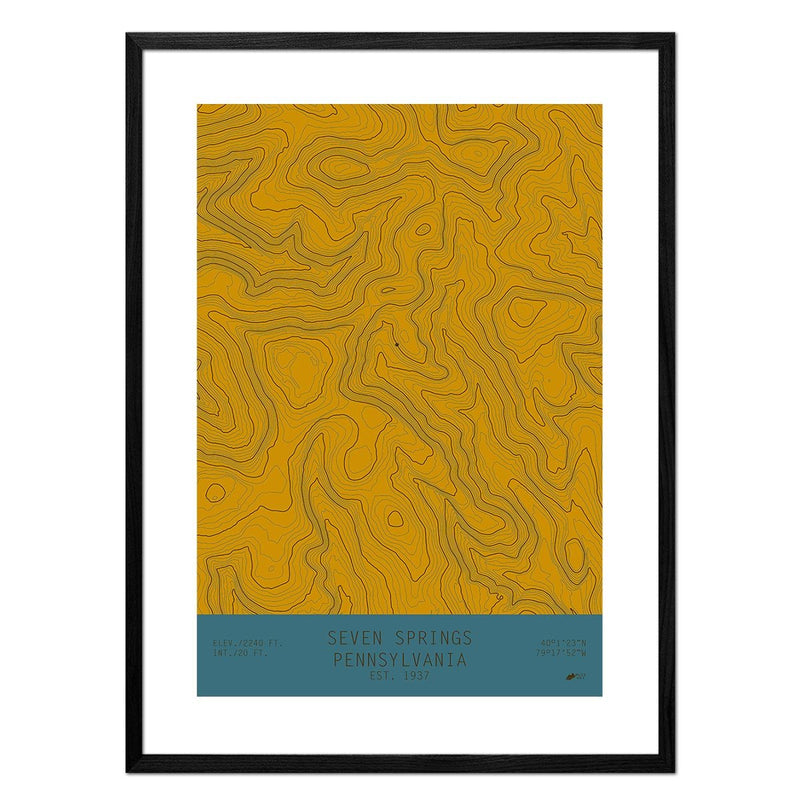 Seven Springs, Pennsylvania - Muir Way - TOPO Series