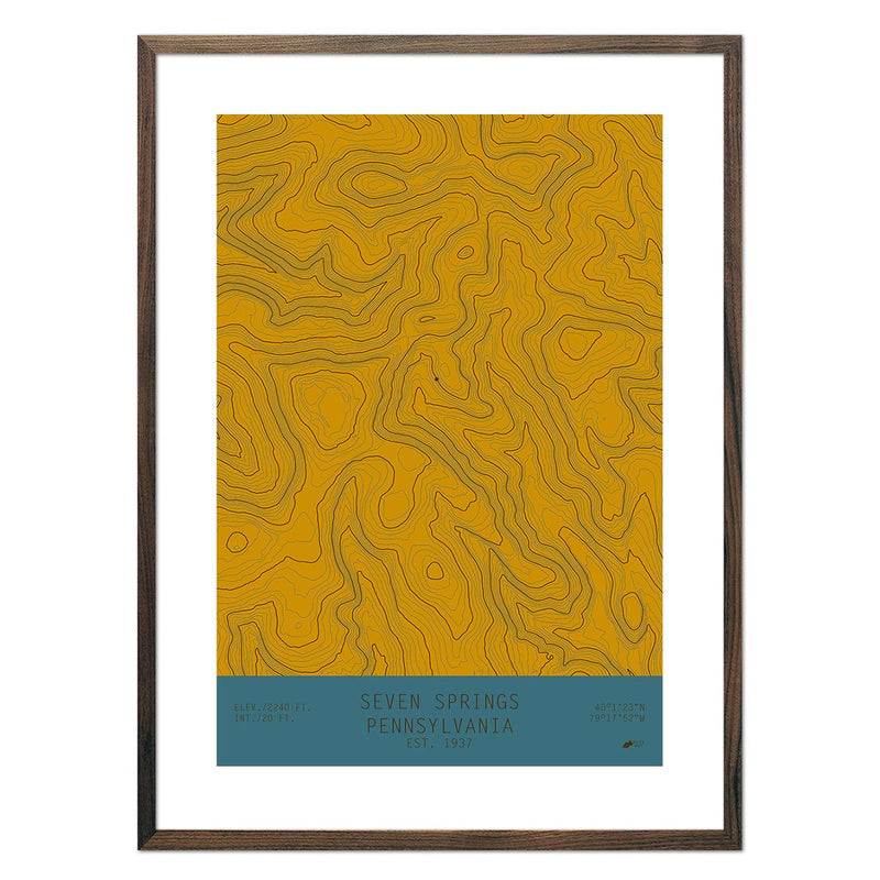 Seven Springs, Pennsylvania - Muir Way - TOPO Series