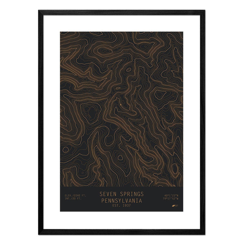 Seven Springs, Pennsylvania - Muir Way - TOPO Series