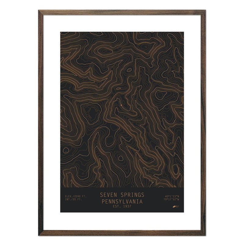 Seven Springs, Pennsylvania - Muir Way - TOPO Series
