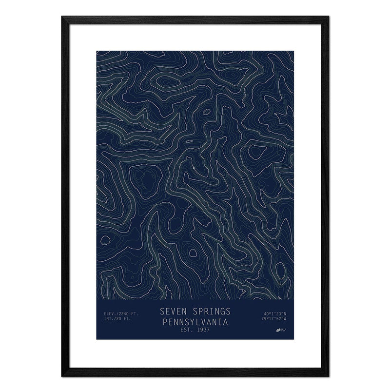 Seven Springs, Pennsylvania - Muir Way - TOPO Series