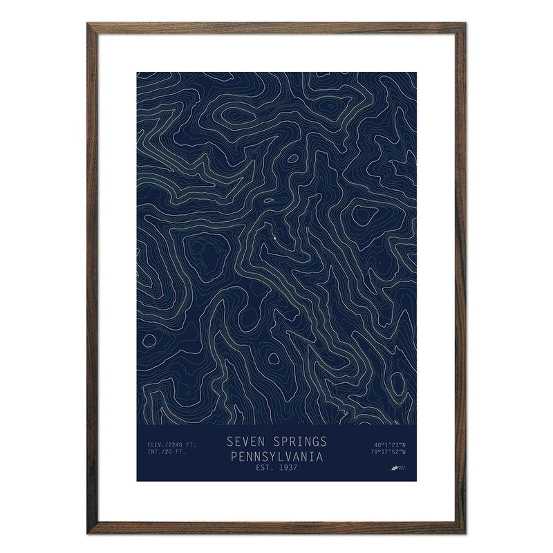 Seven Springs, Pennsylvania - Muir Way - TOPO Series