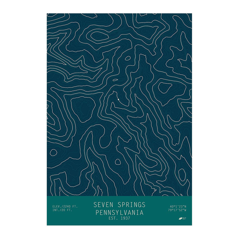 Seven Springs, Pennsylvania - Muir Way - TOPO Series