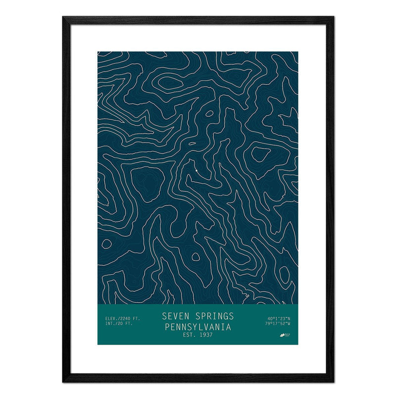 Seven Springs, Pennsylvania - Muir Way - TOPO Series