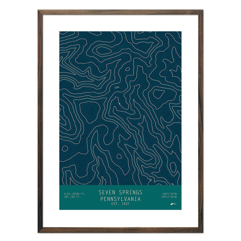 Seven Springs, Pennsylvania - Muir Way - TOPO Series