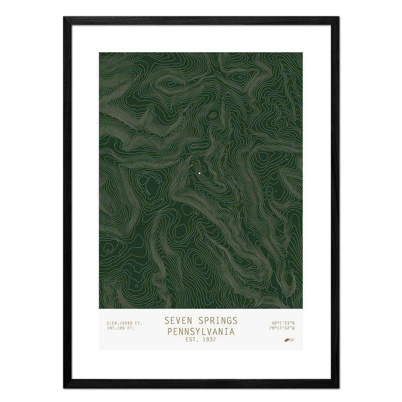Seven Springs, Pennsylvania - Muir Way - TOPO Series