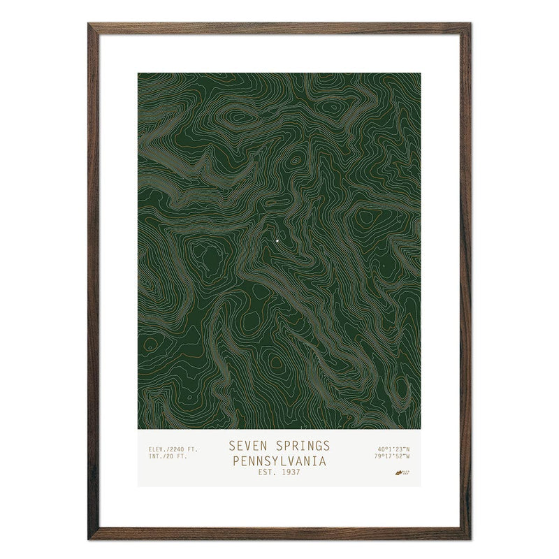 Seven Springs, Pennsylvania - Muir Way - TOPO Series