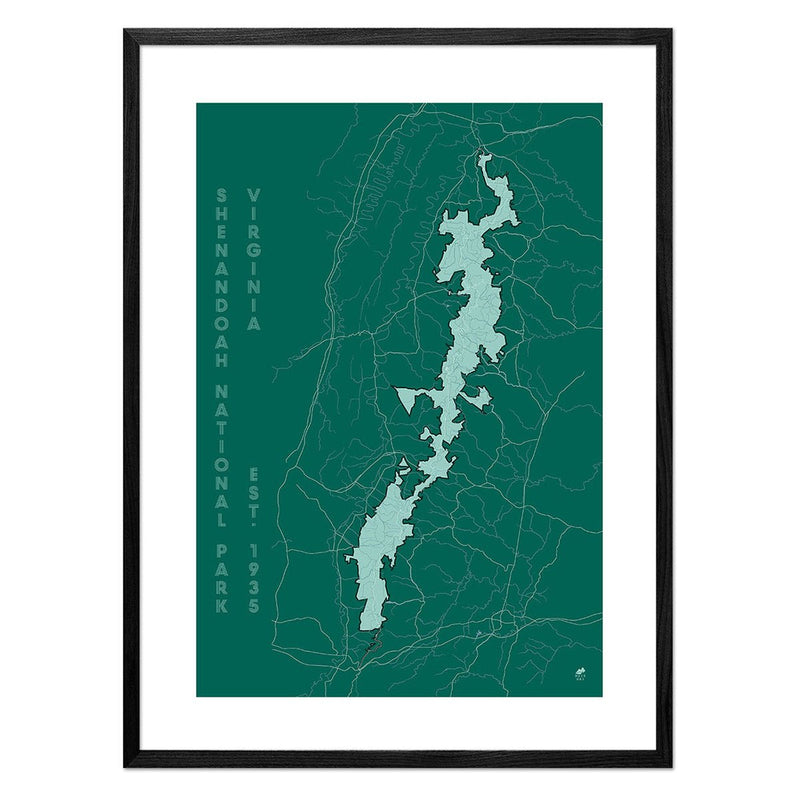 Shenandoah National Park Map - Muir Way - National Park