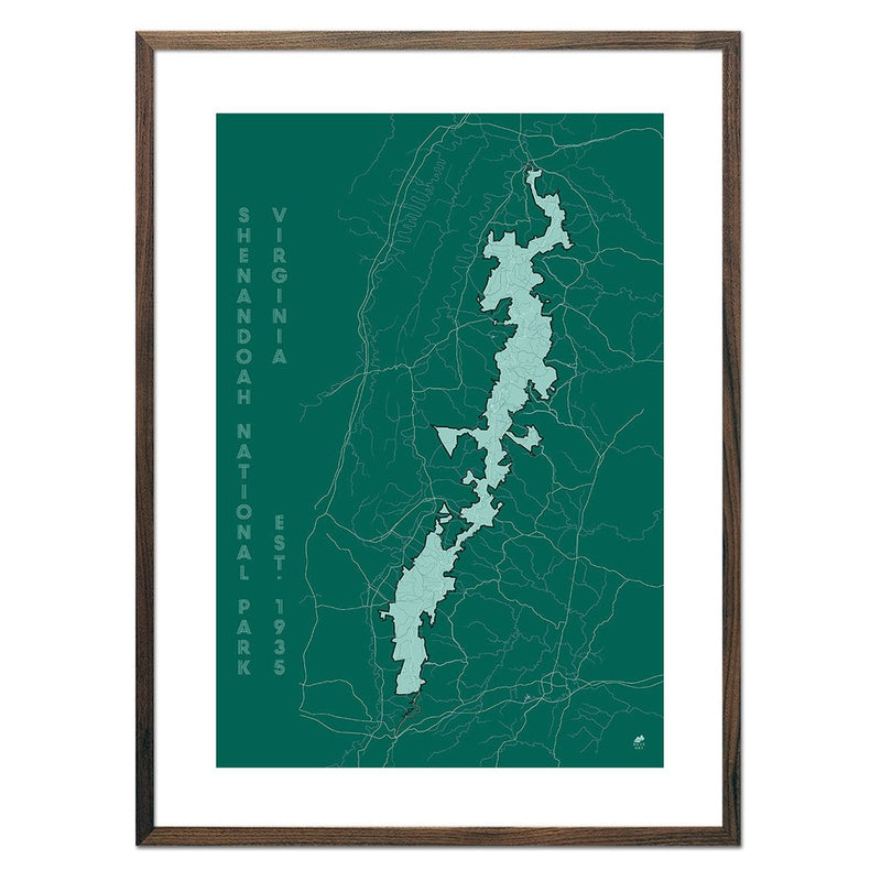 Shenandoah National Park Map - Muir Way - National Park