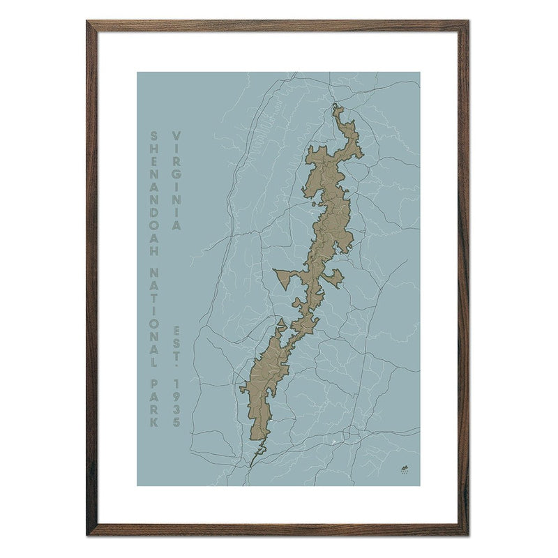 Shenandoah National Park Map - Muir Way - National Park