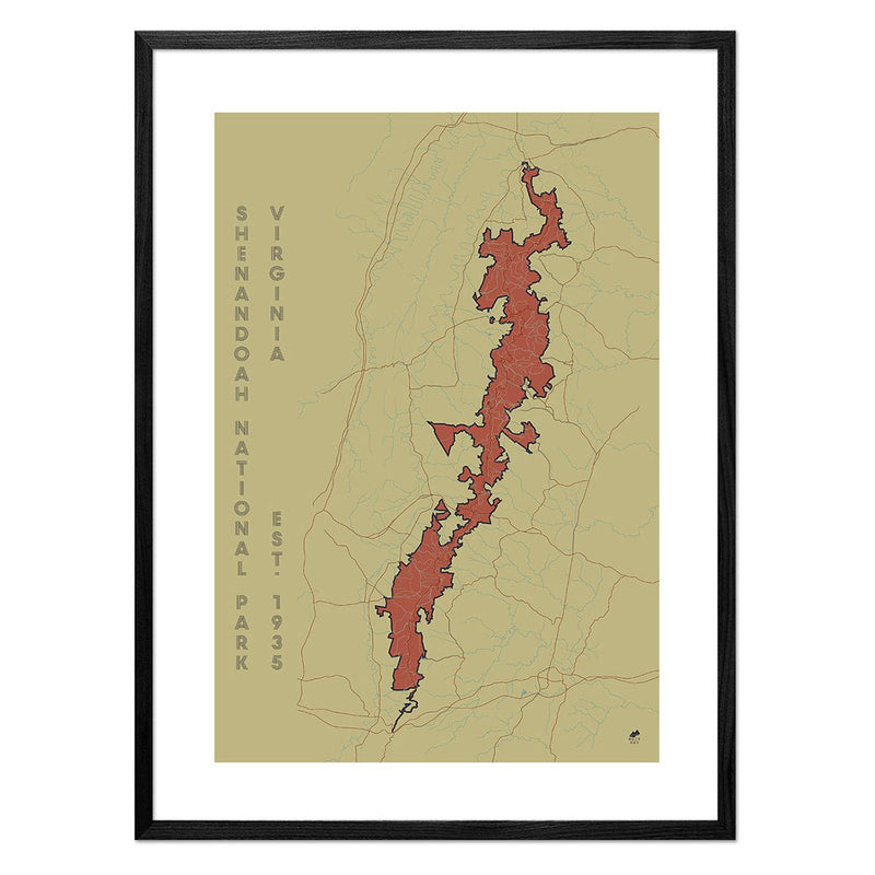 Shenandoah National Park Map - Muir Way - National Park