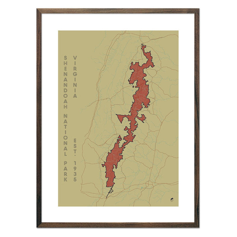 Shenandoah National Park Map - Muir Way - National Park