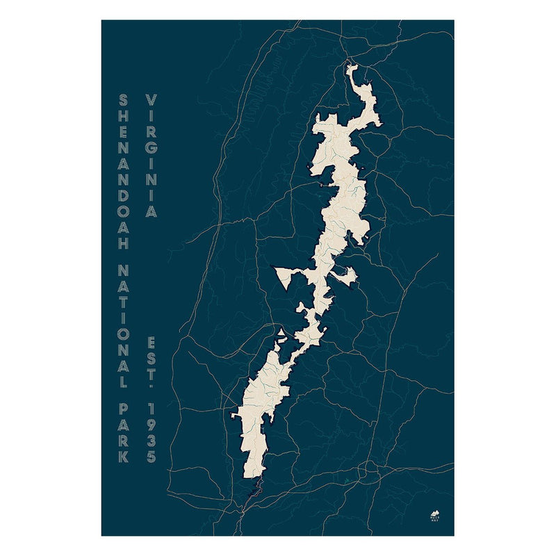 Shenandoah National Park Map - Muir Way - National Park