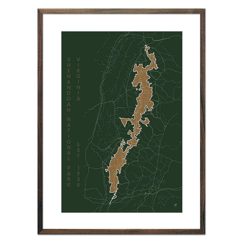 Shenandoah National Park Map - Muir Way - National Park