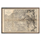 Map of Sierra Nevada 1868